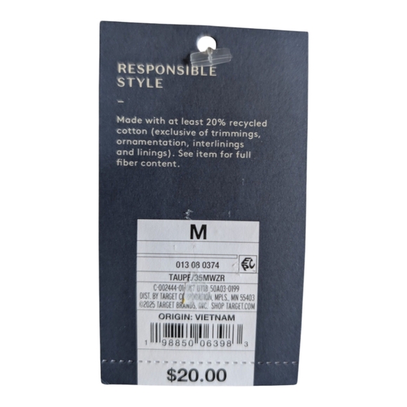 NWT Universal Thread Ribbed Bodycon Maxi Tank Dress Taupe Size M - Picture 2 of 9